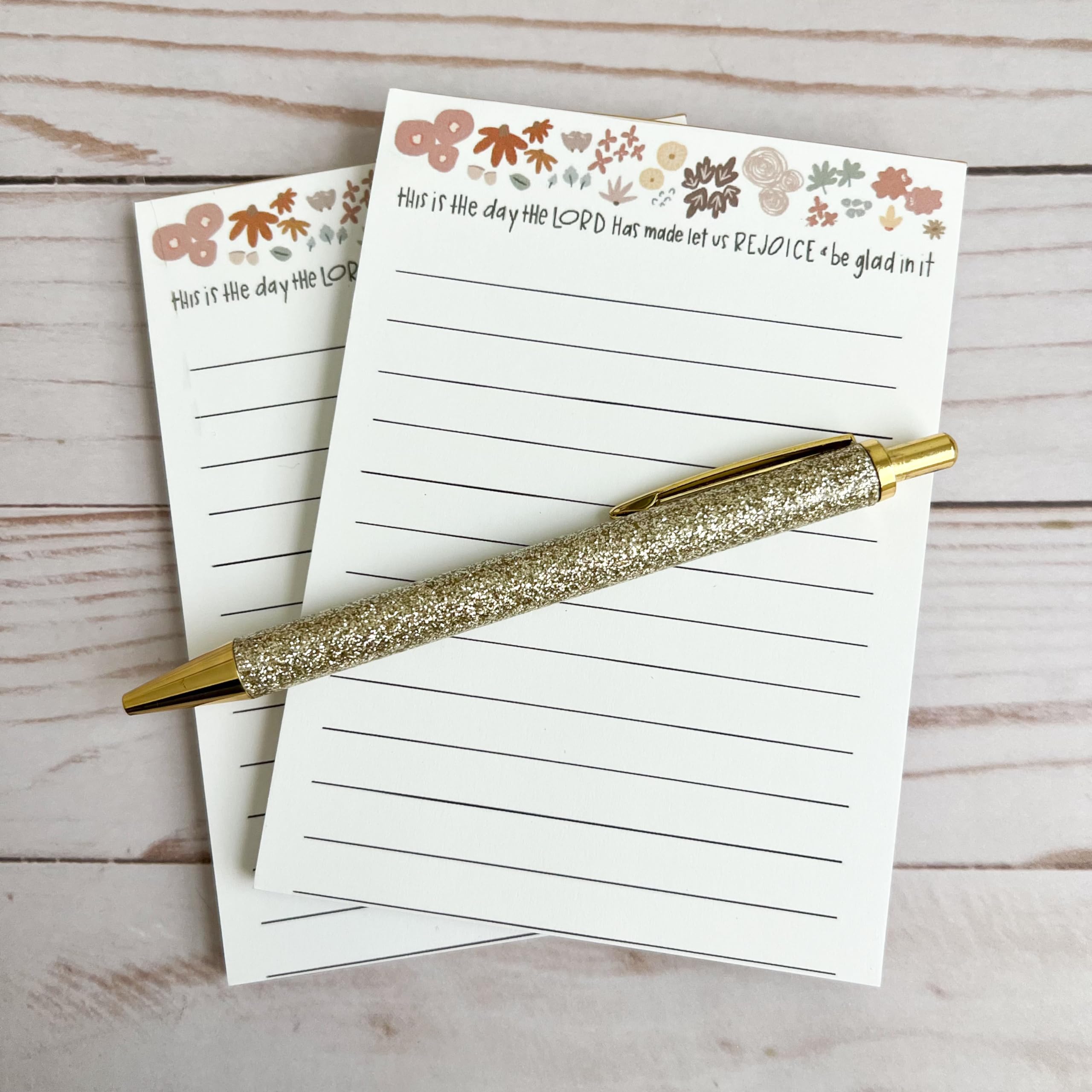 Christian Notepads & Faith Notes - Personalized Lined To-Do Notepad with Sticky Notes | Perfect for Bible Study, Prayer Journaling & Daily Planning