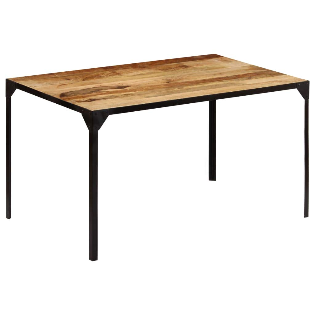 Premium Solid Mango Wood Round Pub Table - 55.1