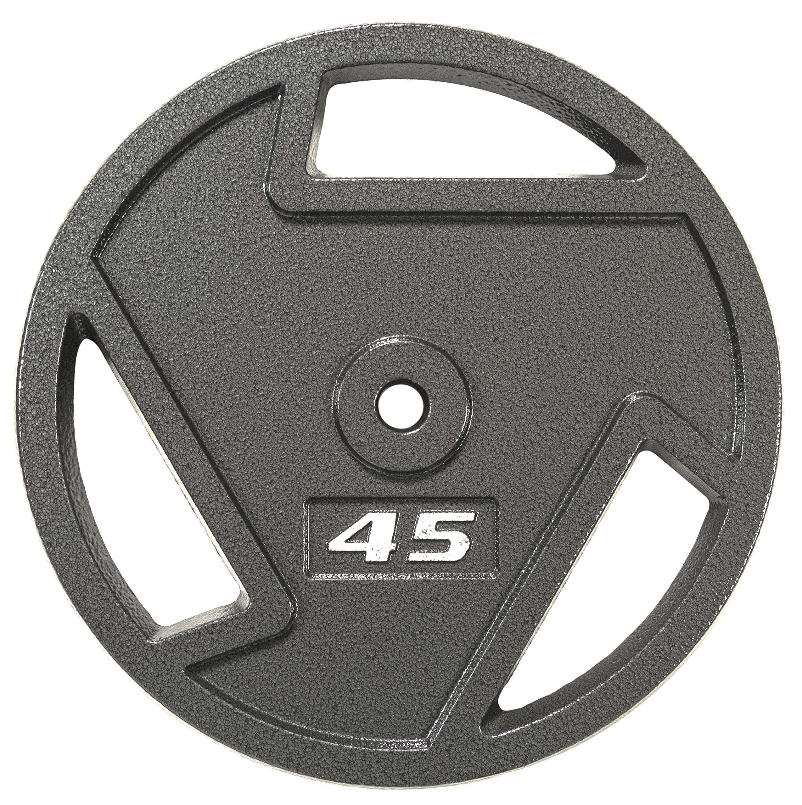 BalanceFrom Standard 1-Inch Cast Iron Weight Plate for Strength Training, Weightlifting & Crossfit – Gym, Home Workout & Fitness Equipment
