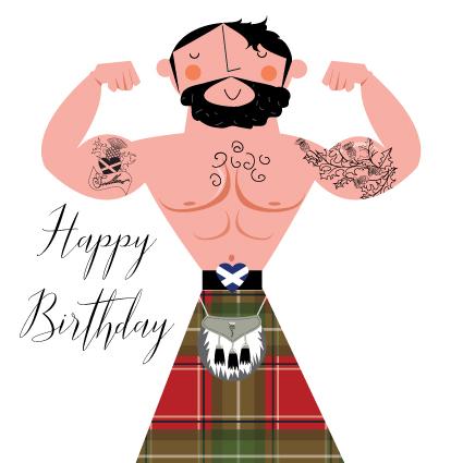 Rampant Rory Greeting Card - Funny Birthday Card for Friends & Coworkers - Perfect for Office Gifts & Special Occasions