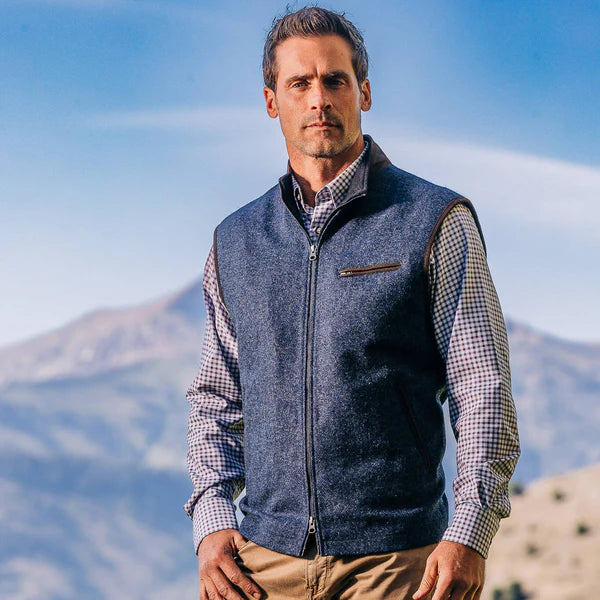 **Madison Creek Asheville Wool Vest for Men & Women - Warm Winter Layering, Outdoor Hiking & Casual Style**