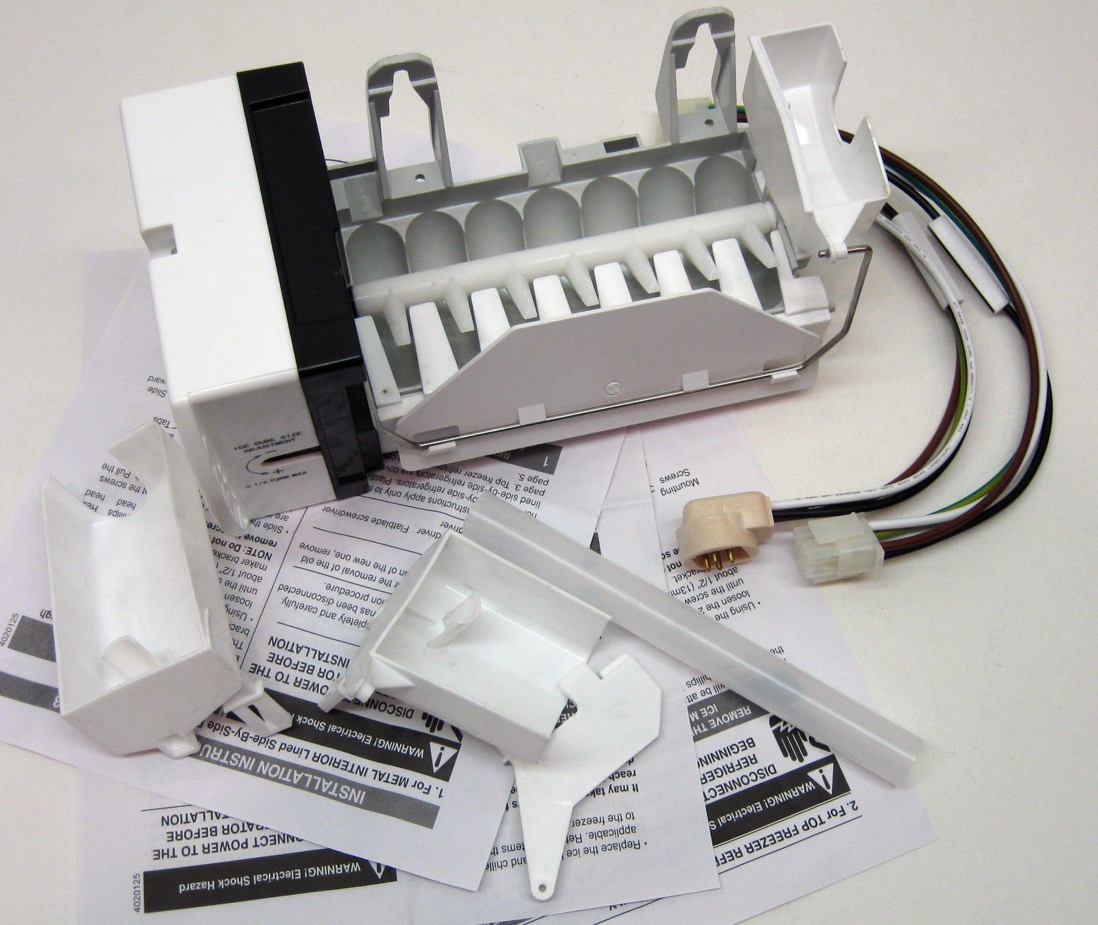 GE WR30X10093 Refrigerator Ice Maker Replacement Part - Compatible with Select GE Models - Perfect for Kitchen Appliance Repair & DIY Home Maintenance