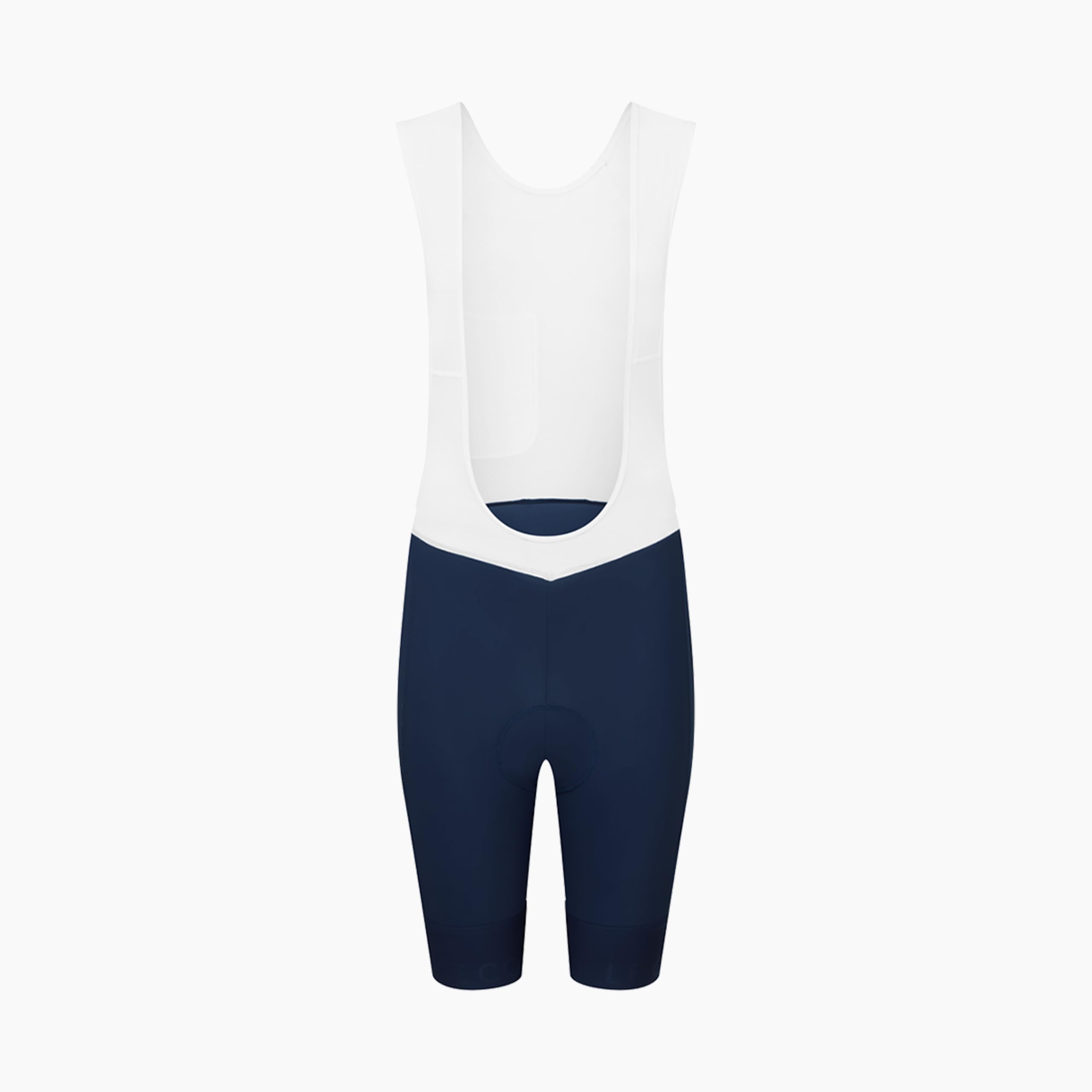 Women's Pro Bib Shorts II - Padded Chamois Cycling Shorts with Lightweight Breathable Fabric for Road & Mountain Biking | US Size Medium (Alpha, Regular Fit) in Navy/White | Perfect for Long Distance Rides & Training Sessions