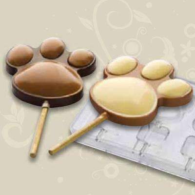 Premium Bear Paw Lollipop Chocolate Mold - Silicone Baking Mold for DIY Candy, Cake Decorating & Party Treats - Perfect for Halloween, Christmas & Birthday Party Favors