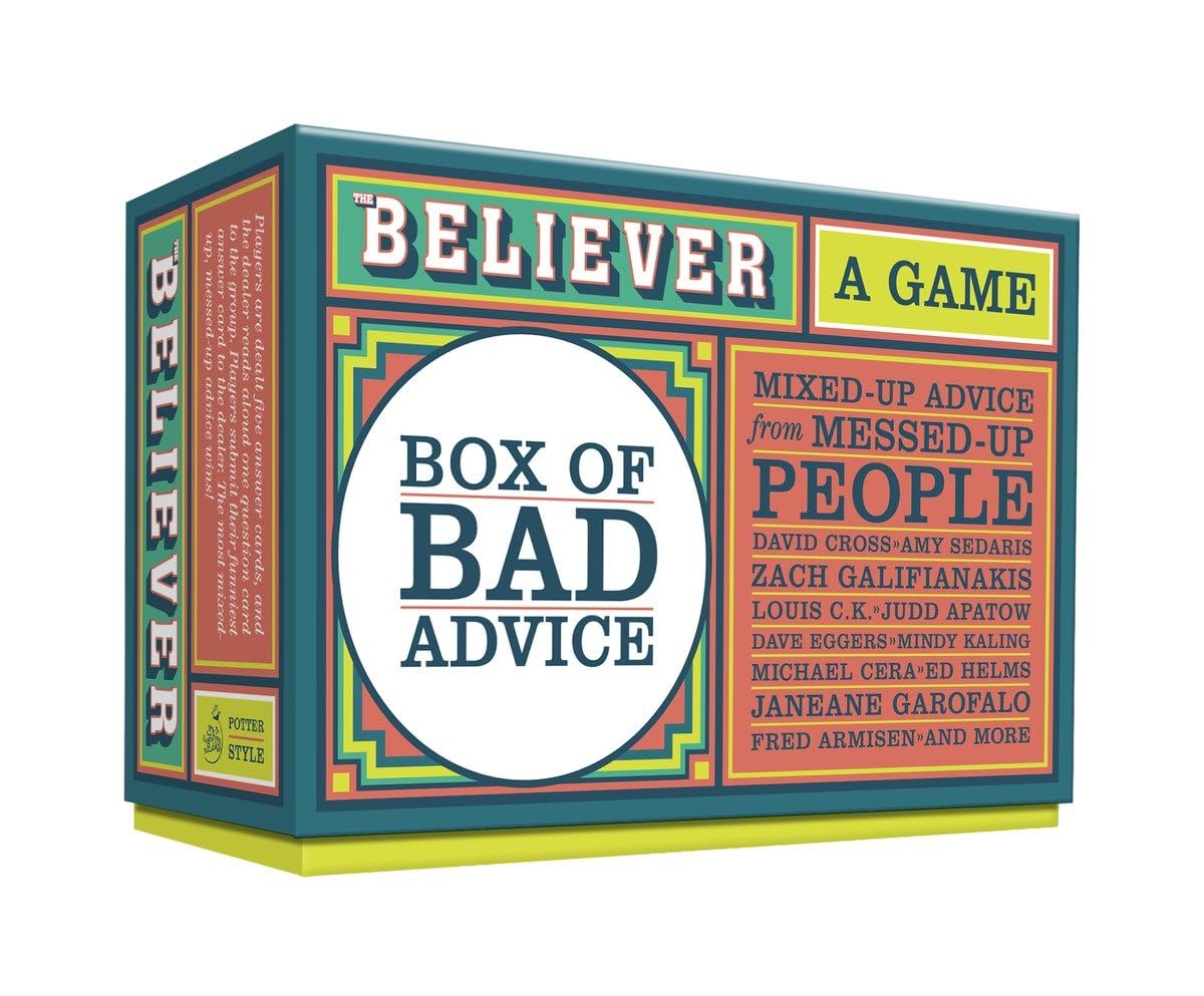 The Believer Box of Bad Advice - Fun Party Game for Adults & Friends | Hilarious Card Game for Game Nights, Gatherings & Social Events