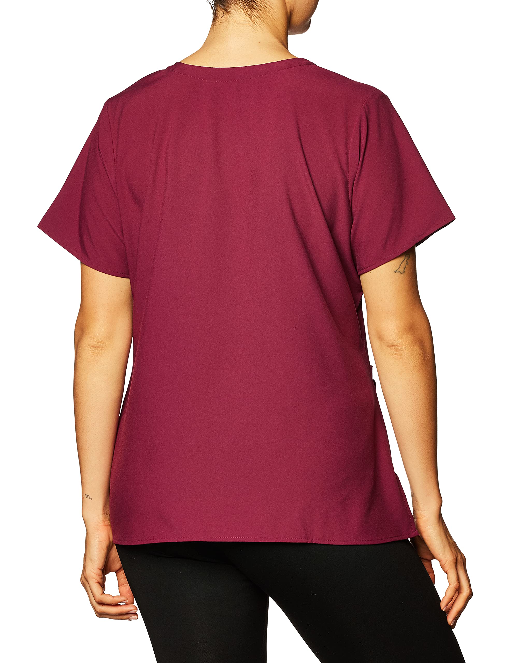 WonderWink Women's Mock Wrap Top - Comfortable Nursing & Work Scrub Top for Healthcare Professionals | Perfect for Hospitals, Clinics & Medical Offices