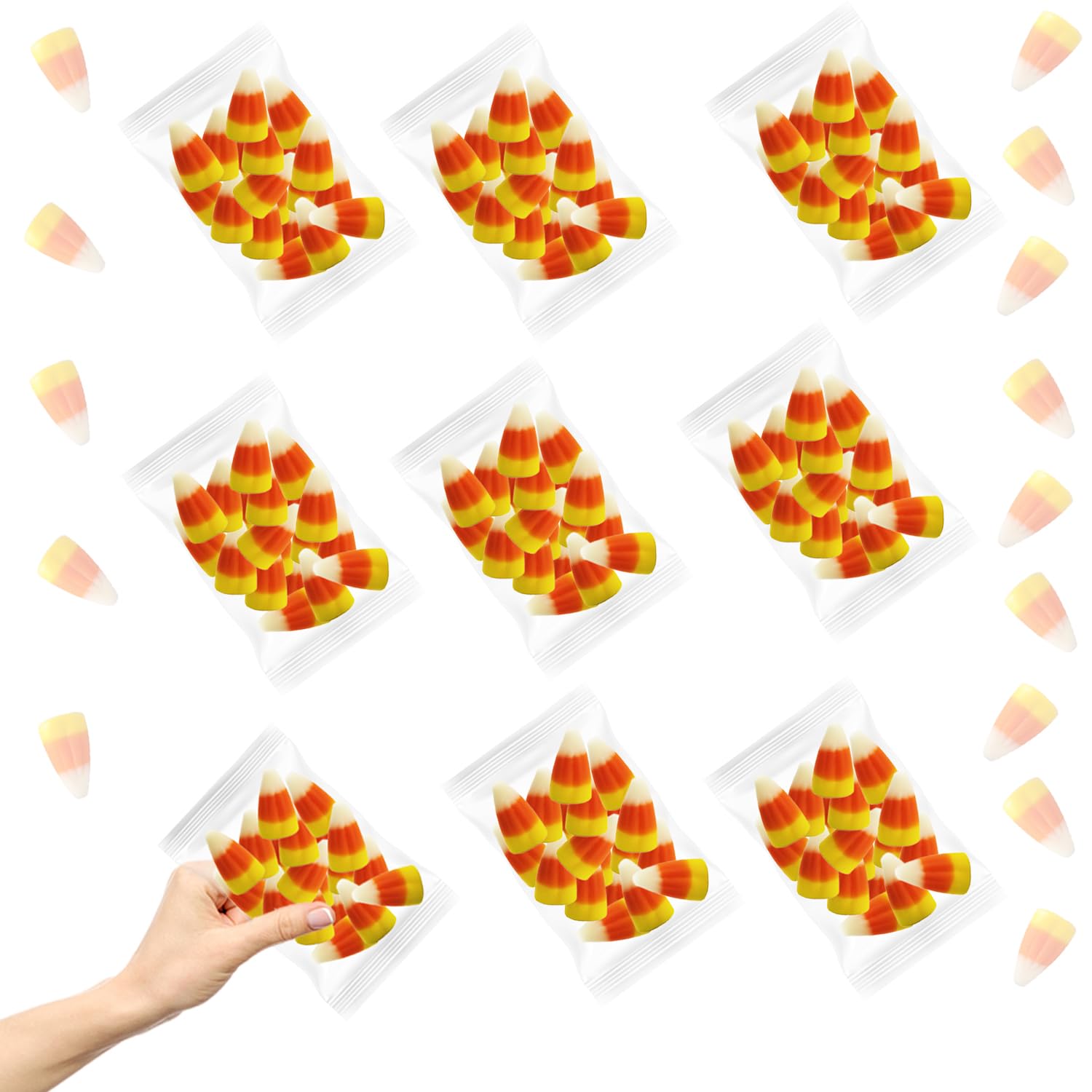 Fruidles Halloween Candy Corn - Classic Gluten-Free Holiday Treats, 1oz Individual Bags (8-Pack) - Perfect for Trick-or-Treating, Party Favors & Festive Snacking