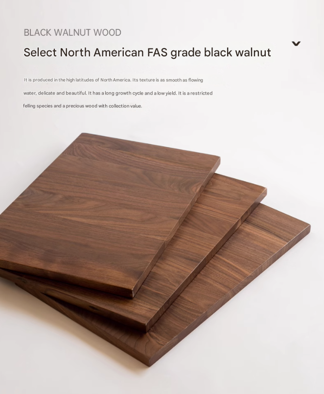 Premium Black Walnut Solid Wood Bed Frame - Queen Size, Handcrafted Hardwood Bed with Sturdy Support - Perfect for Master Bedroom, Guest Room & Farmhouse Decor