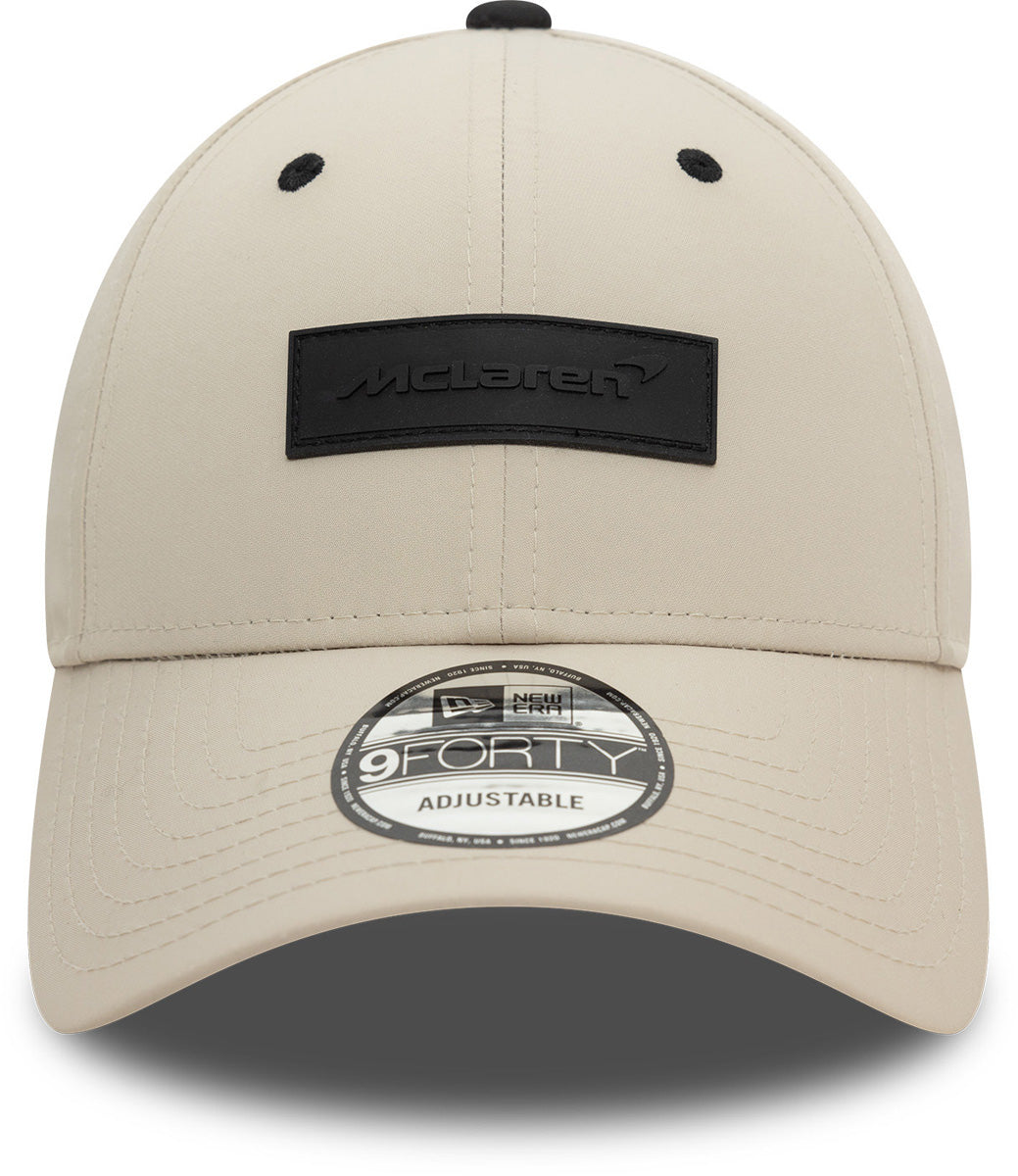 McLaren Automotive New Era 9Forty Adjustable Snapback Cap with Rubber Patch Logo - Perfect for Racing Fans, Car Enthusiasts & Streetwear Fashion
