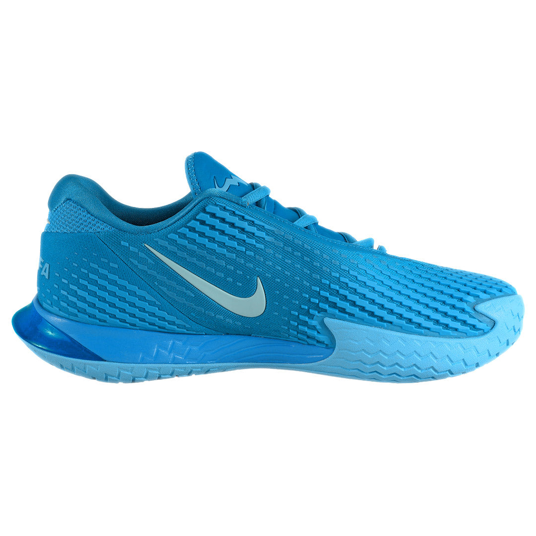 Nike Men's Air Zoom Vapor Cage 4 Tennis Shoes - Light Photo Blue/Light Armory Blue | Rafael Nadal Signature | Performance Court Shoes for Men | Perfect for Clay & Hard Court Tennis Matches