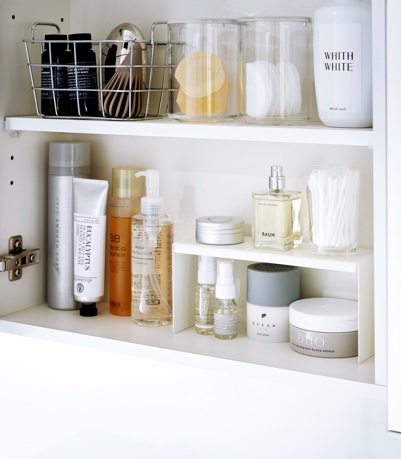 2-Pack Steel Medicine Cabinet Riser - Extra Storage Shelf for Bathroom Organization - Perfect for Small Spaces, Vanities & Apartment Living