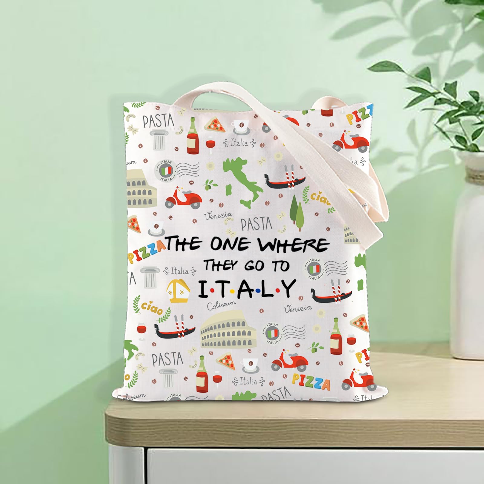 I Love Italy Makeup Bag - Perfect Italy Honeymoon & Travel Gift - Welcome & Housewarming Souvenir - Great for Travel, Cosmetics Storage & Gift Giving