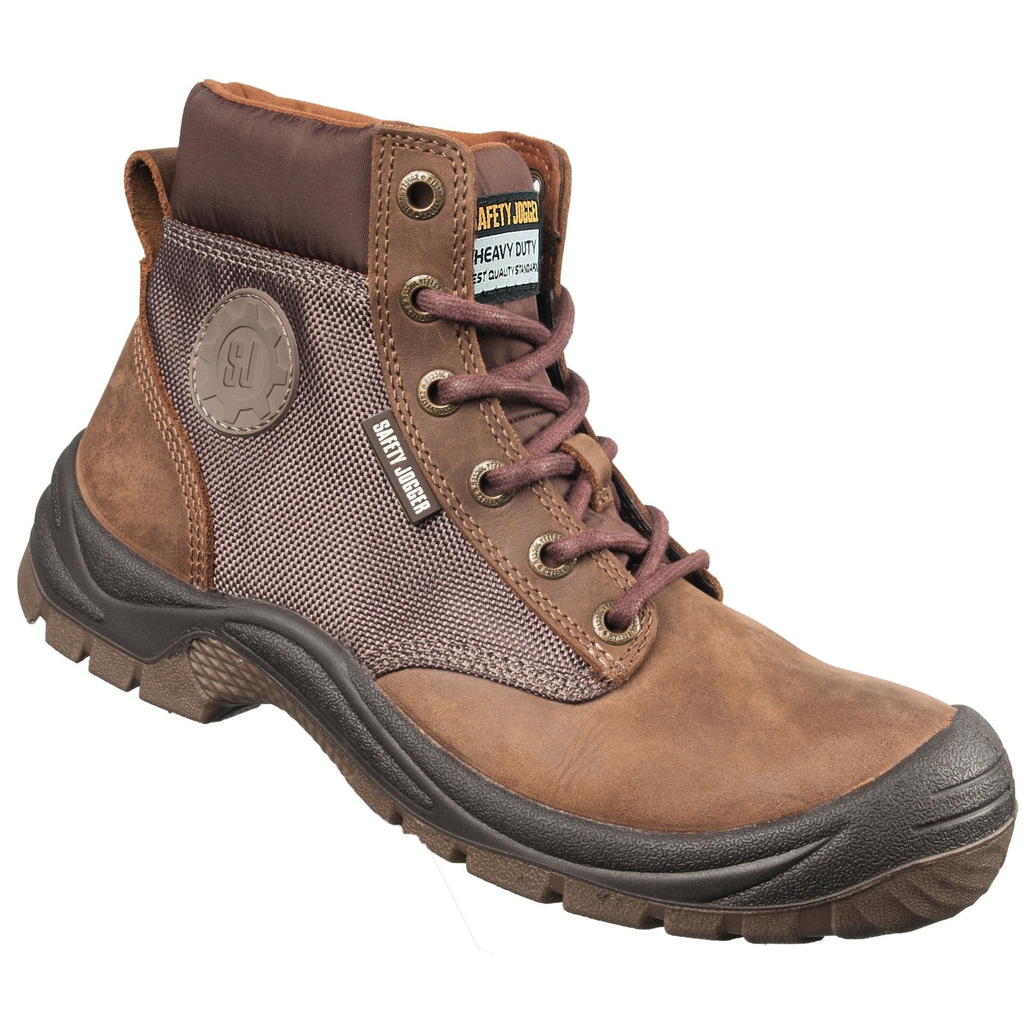 Safety Jogger DAKAR S3 Steel Toe Safety Boots - ANSI Certified, Slip Resistant, Electrical Hazard Protection - Ideal for Construction, Warehouse & Industrial Work