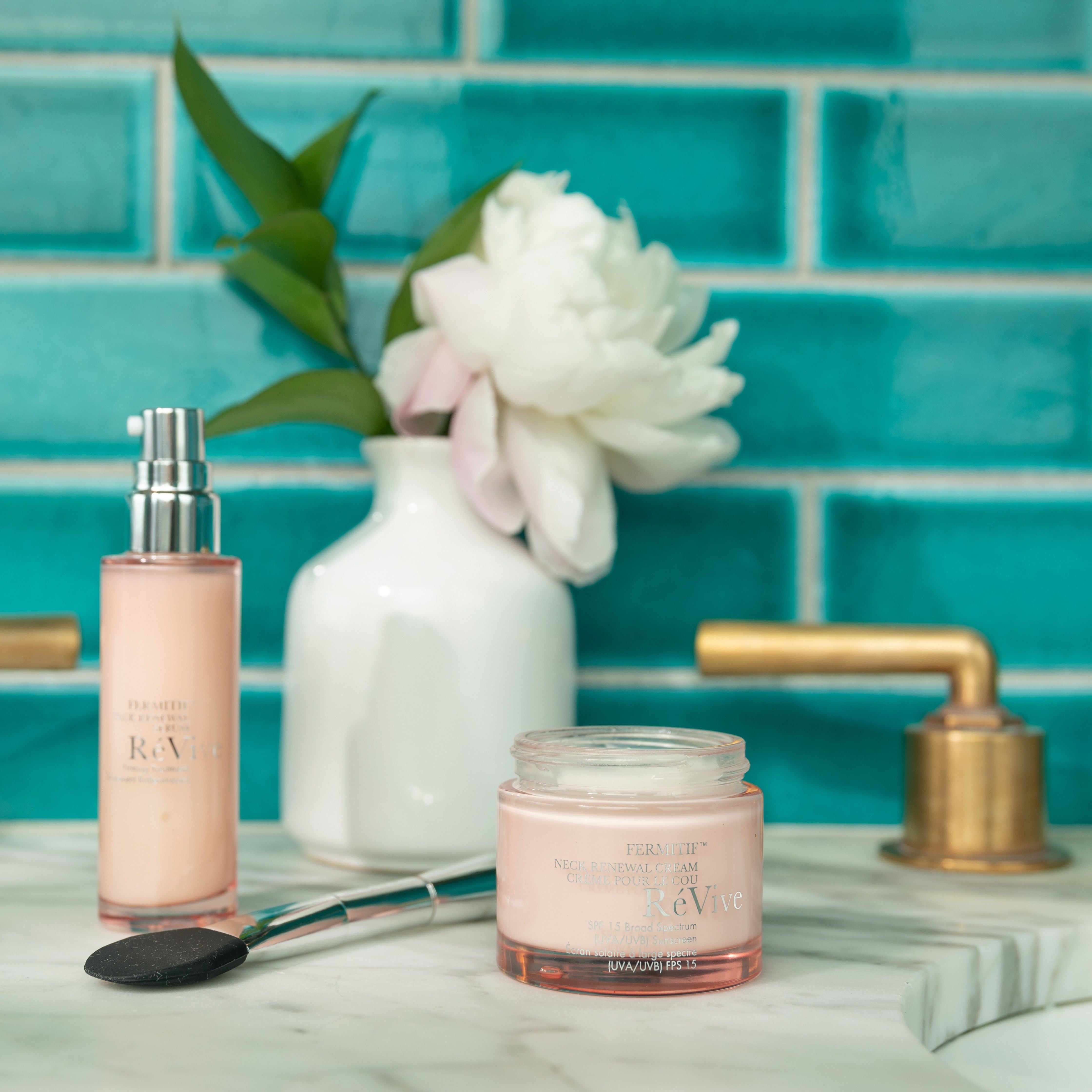 Fermitif Neck Renewal Serum - Anti-Aging Firming Treatment for Wrinkles & Sagging Skin | Daily Skincare Routine for Youthful Neck & Décolleté