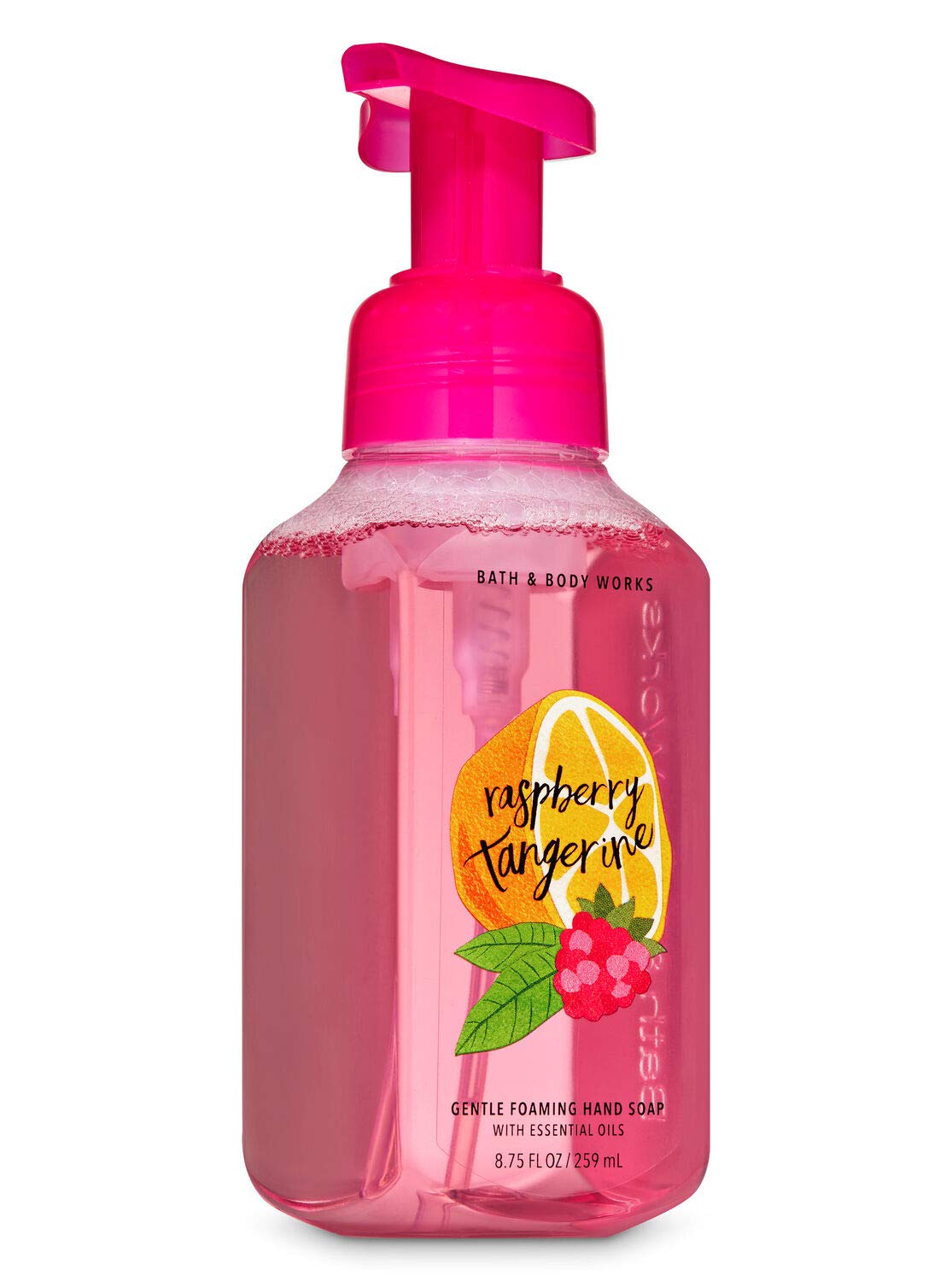 Bath & Body Works Gentle Foaming Hand Soap - Raspberry Tangerine Scent | Moisturizing & Refreshing | Perfect for Kitchen, Bathroom & Office Use