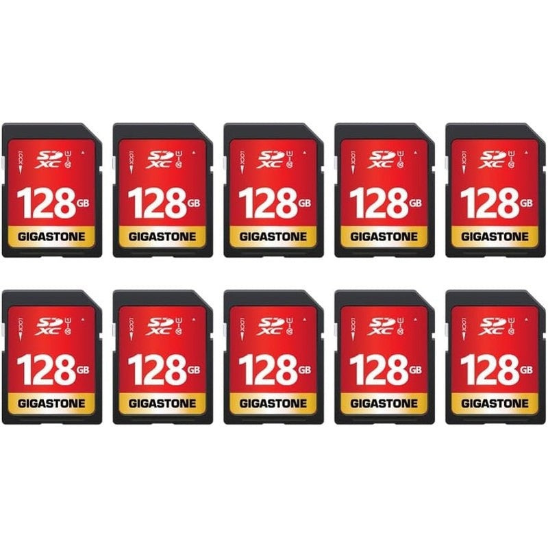 Gigastone 4GB 8GB 64GB SD Memory Card - High Speed Class 10 UHS-I for Camera, DSLR, Dash Cam, Security System & More