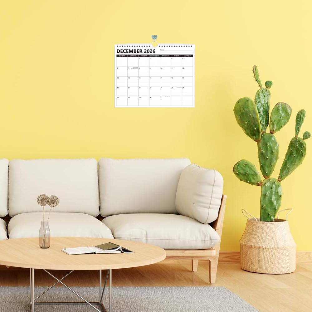 2025-2026 Wall Calendar | 18-Month Planner from July 2025 to December 2026 | Thick Paper Office & Home Organizer | 8.5