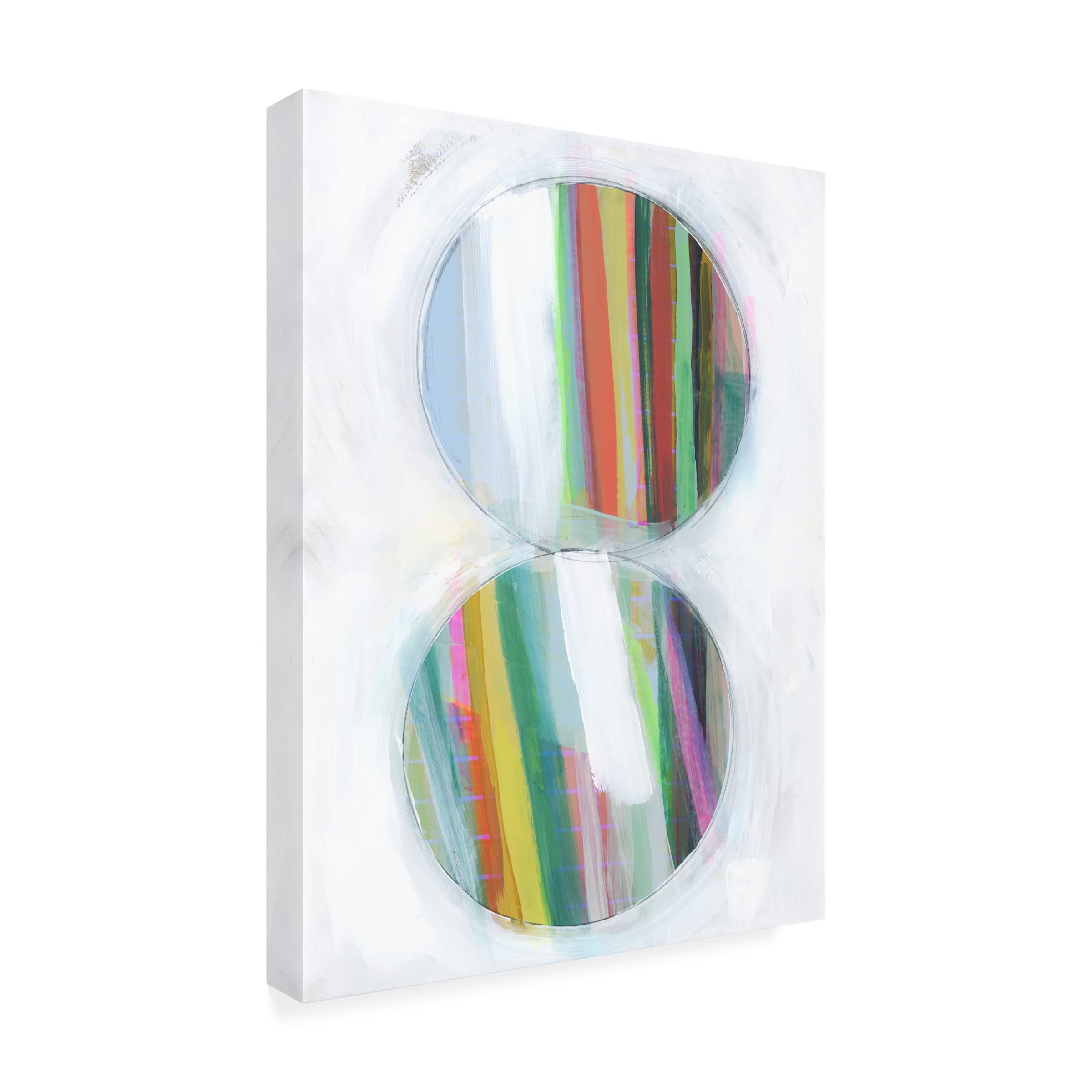 Bellissimo Art 'Art in Whites III' Premium Canvas Wall Art - 35x47 Inches - Modern Home Decor for Living Room, Bedroom & Office