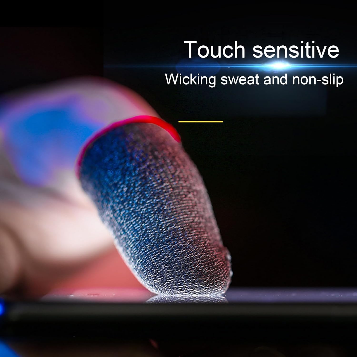 12Pcs Ultra-Thin Gaming Finger Sleeves - Anti-Slip Thumb Protectors for Enhanced Mobile Gaming Precision | Perfect for PUBG, Call of Duty & Fortnite on Smartphones