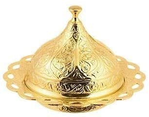 27-Piece Turkish Greek Arabic Coffee Espresso Cup & Saucer Set - Elegant Gold Floral (Gelincik) Design for Home, Cafe, and Gift Giving