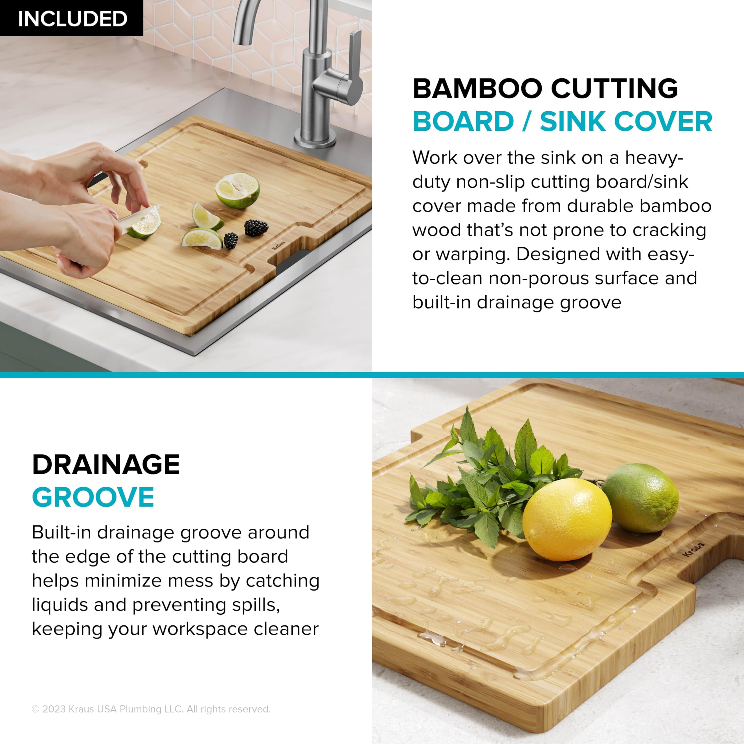 KRAUS Kore 15-Inch Drop-In/Top Mount Stainless Steel Kitchen Sink - 16 Gauge Single Bowl Bar Prep Sink with Accessories (Model KWT311-15) - Perfect for Small Kitchens, Bars & Food Prep Stations