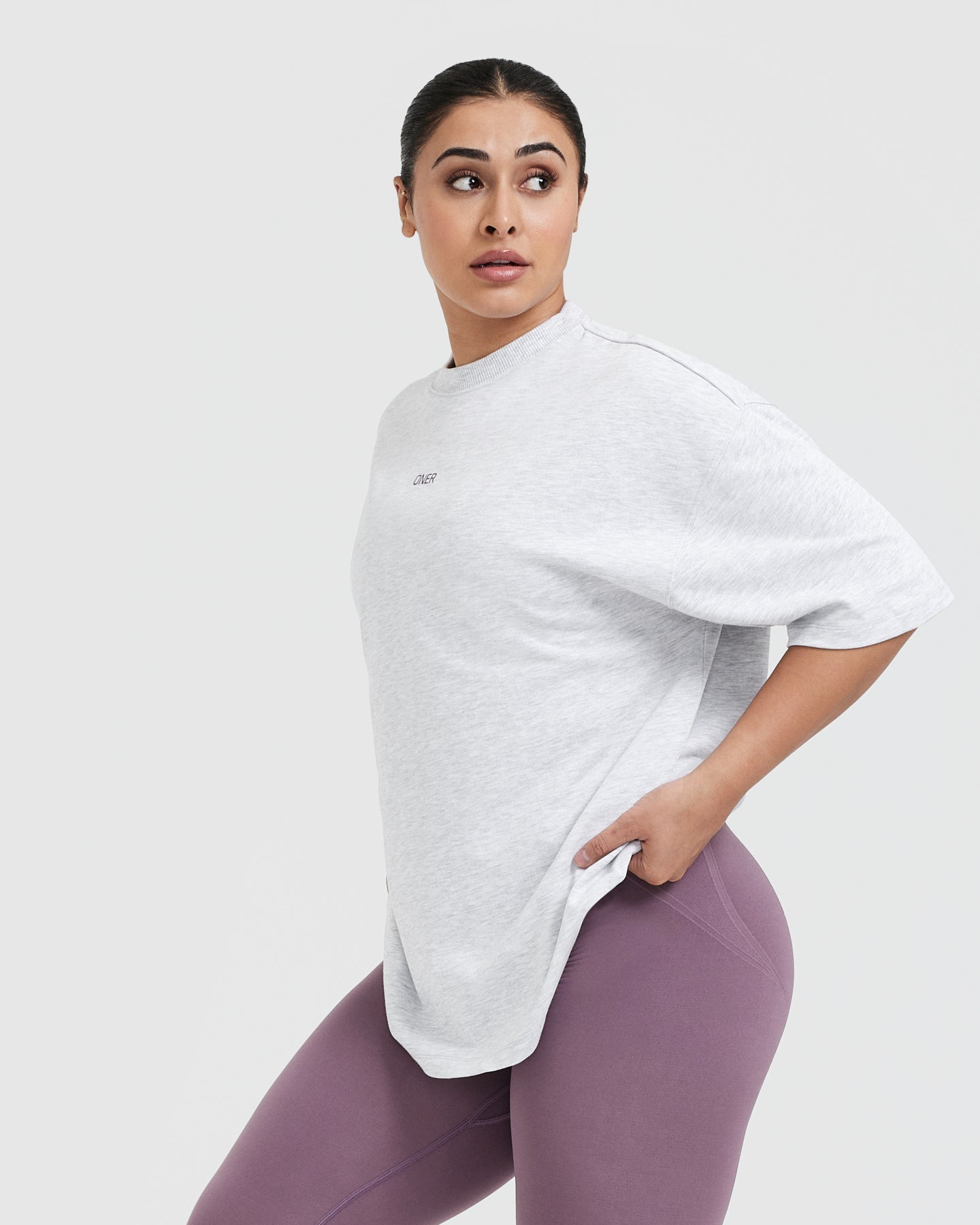 Raising The Bar Graphic Unisex T-Shirt | Light Grey Marl | Casual Streetwear for Men & Women | Perfect for Gym, Workout & Everyday Wear