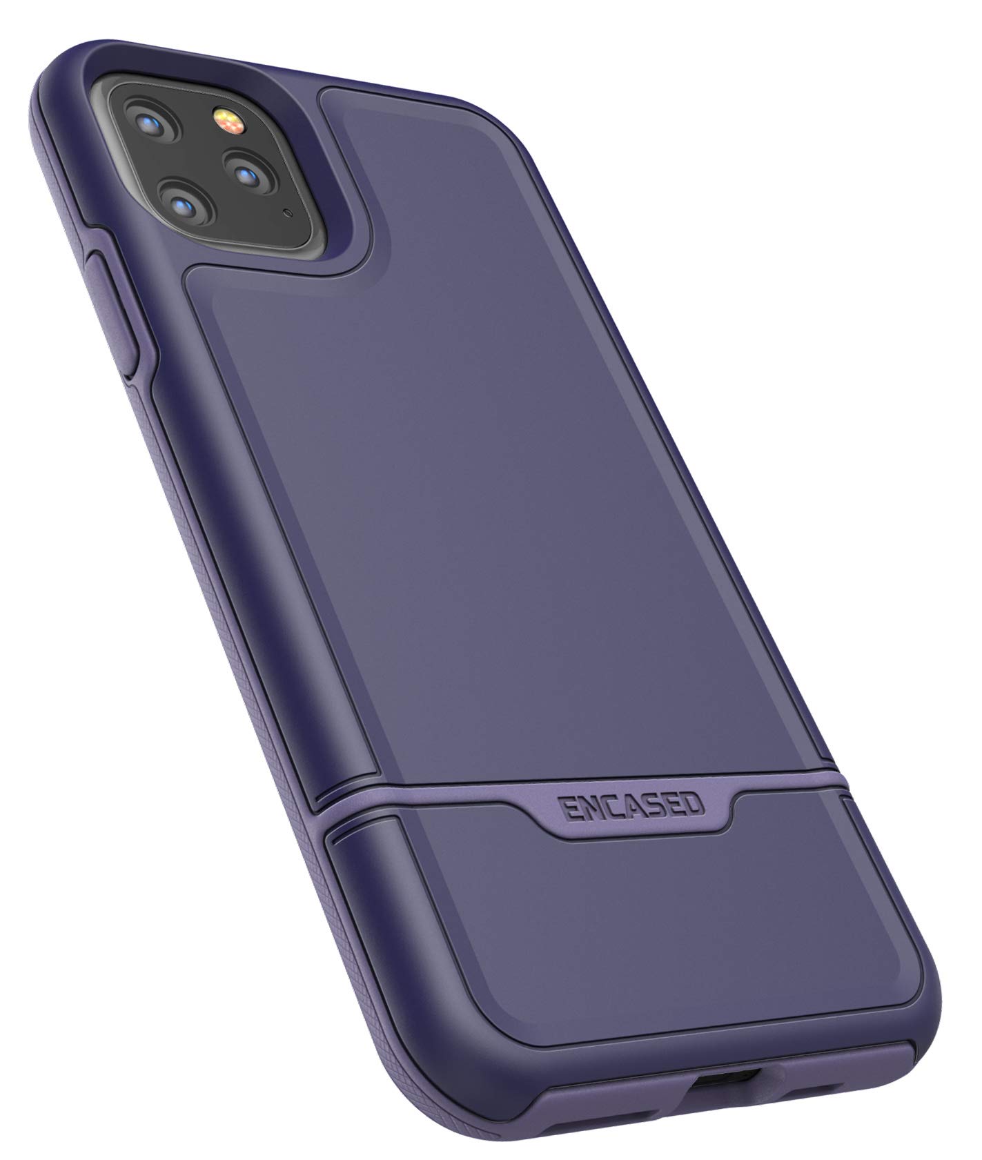 ENCASED Rebel Armor Rugged Protective Case for iPhone 11 PRO - Shockproof, Drop-Proof & Scratch-Resistant Cover (Purple) - Perfect for Outdoor Adventures, Work & Daily Use