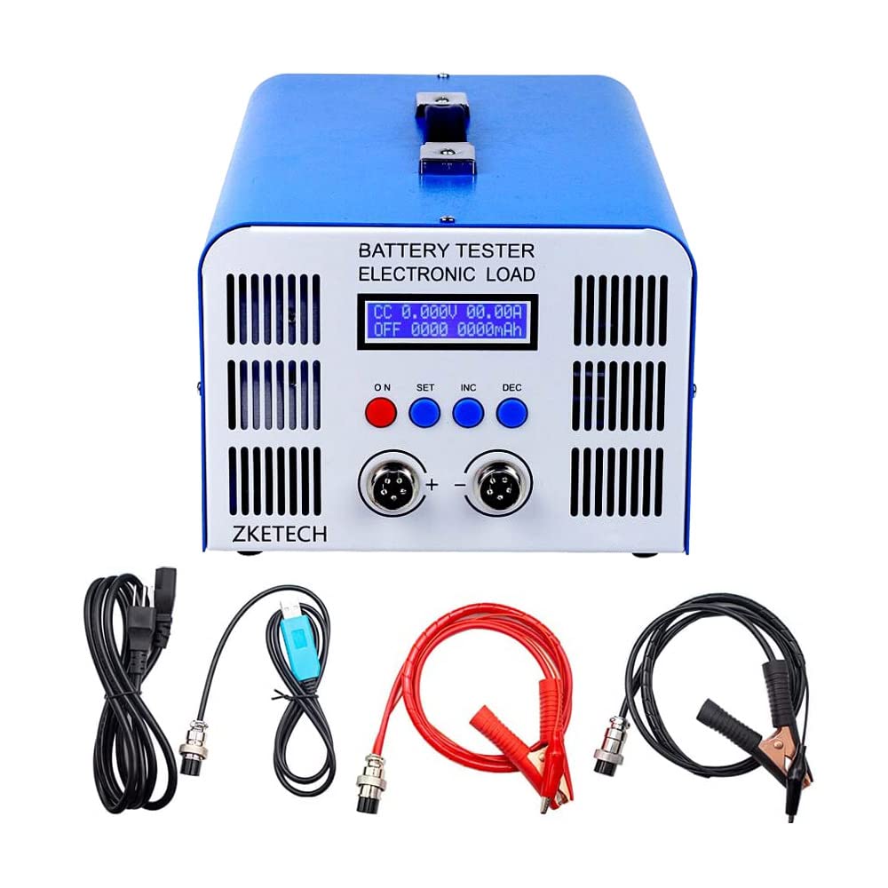 EBC-A40L 40A High Current Lithium Battery Charge Discharge Tester | 5V Battery Cycle Life Tester | for LiFePO4, Li-ion, NiMH Battery Testing in Labs & Workshops