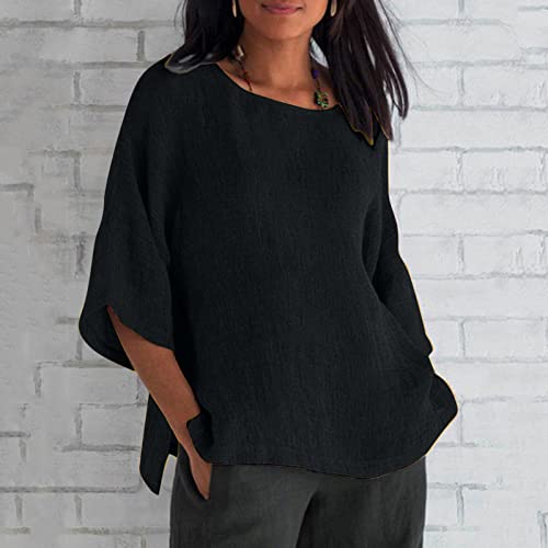 3/4 Sleeve Black