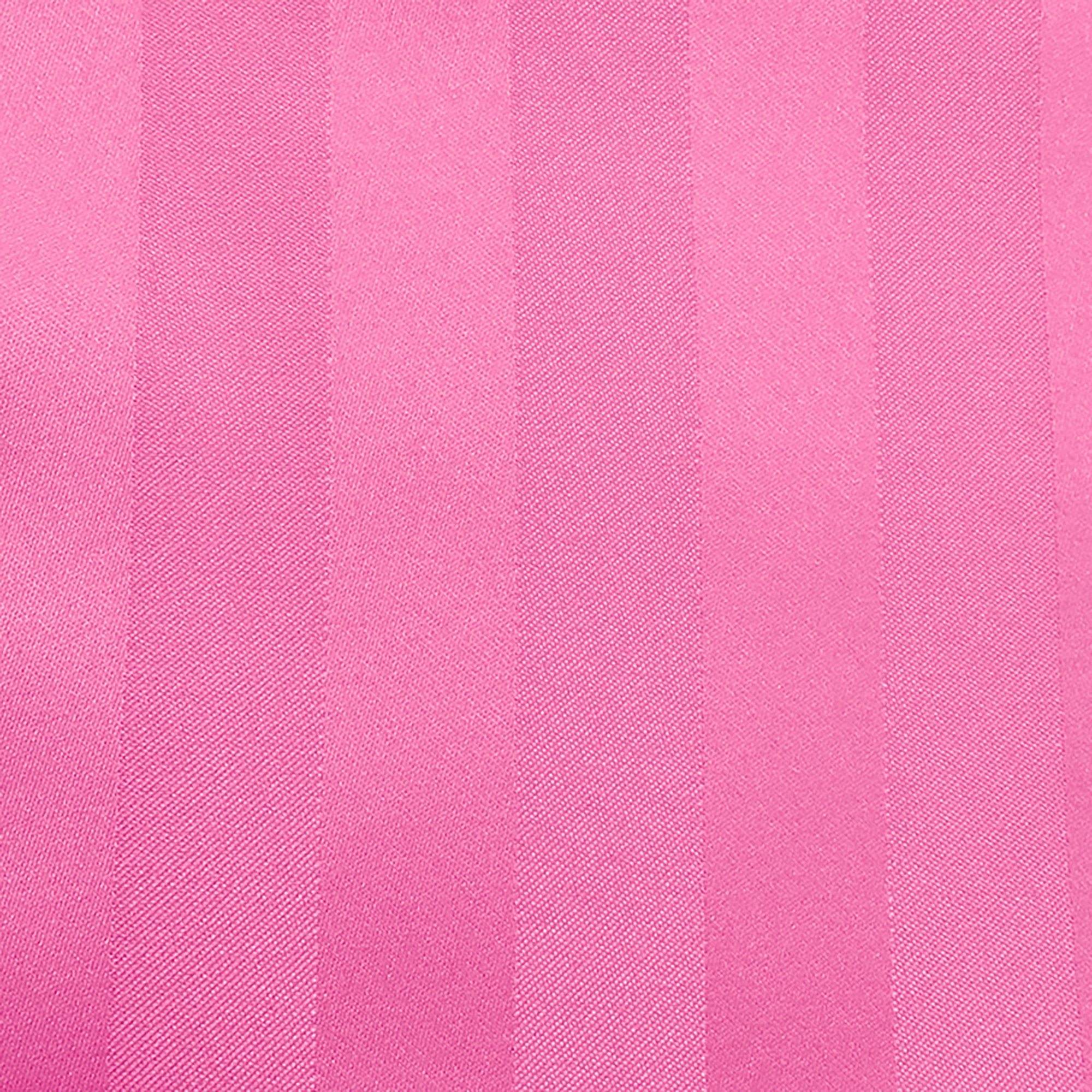 Satin Stripe Oval Tablecloth 70x104 Inch - Perfect for Picnics & Parties