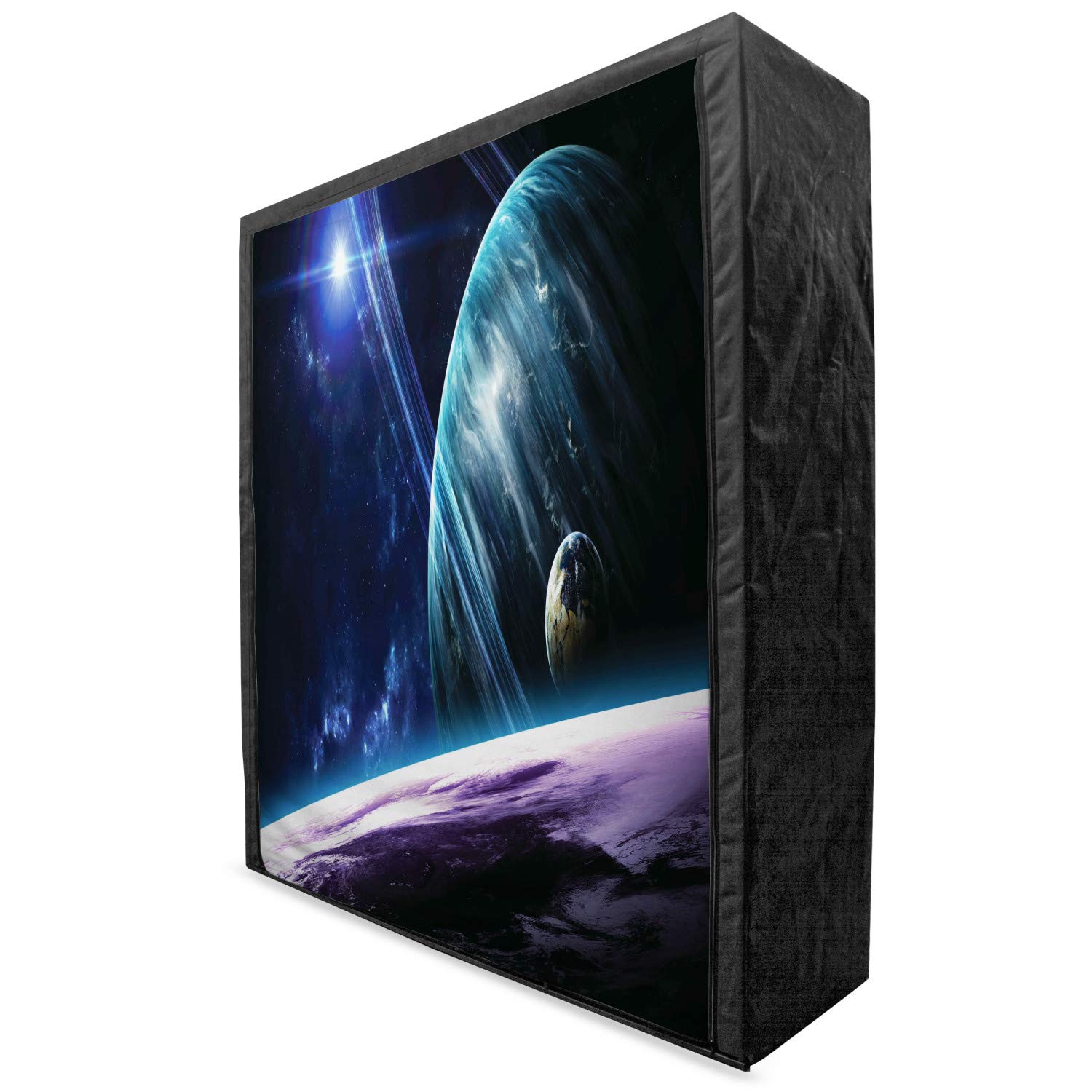 Ambesonne Space Themed Portable Fabric Wardrobe - 59