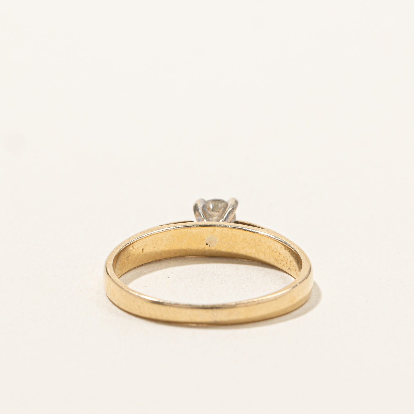 0.16ct Solitaire Diamond Ring - Size 5.5 - Elegant Engagement & Wedding Band for Women - Perfect for Proposals, Anniversaries & Special Occasions