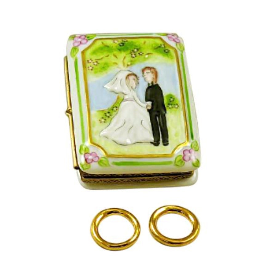 Elegant Limoges Wedding Guest Book - Perfect for Bridal Showers, Ceremonies & Receptions - Luxury Keepsake for Couples