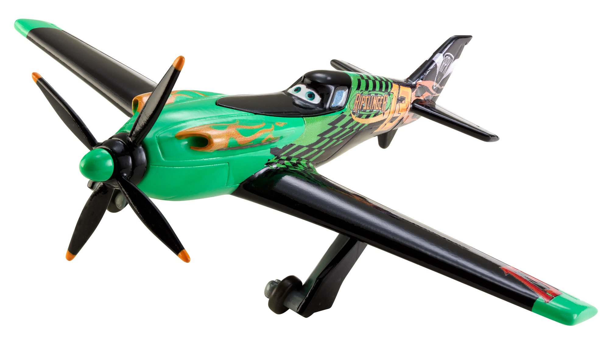 Mattel Disney Planes Ripslinger Diecast Toy Plane - Collectible Metal Aircraft Model for Kids & Disney Fans - Perfect for Playtime, Display & Gift Giving