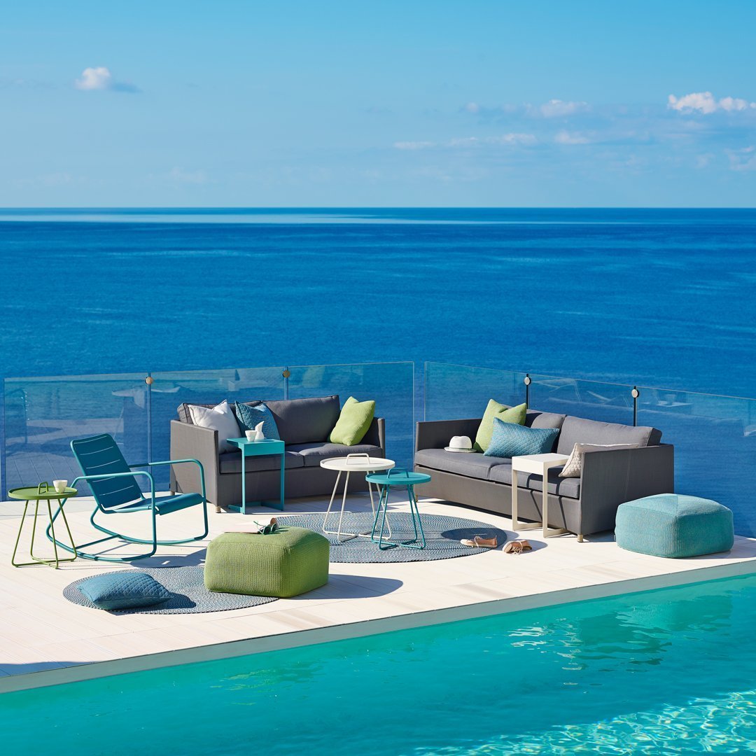 Premium Diamond 3-Seater Outdoor Patio Sofa Set - Waterproof Wicker Furniture for Garden, Poolside & Backyard Relaxation