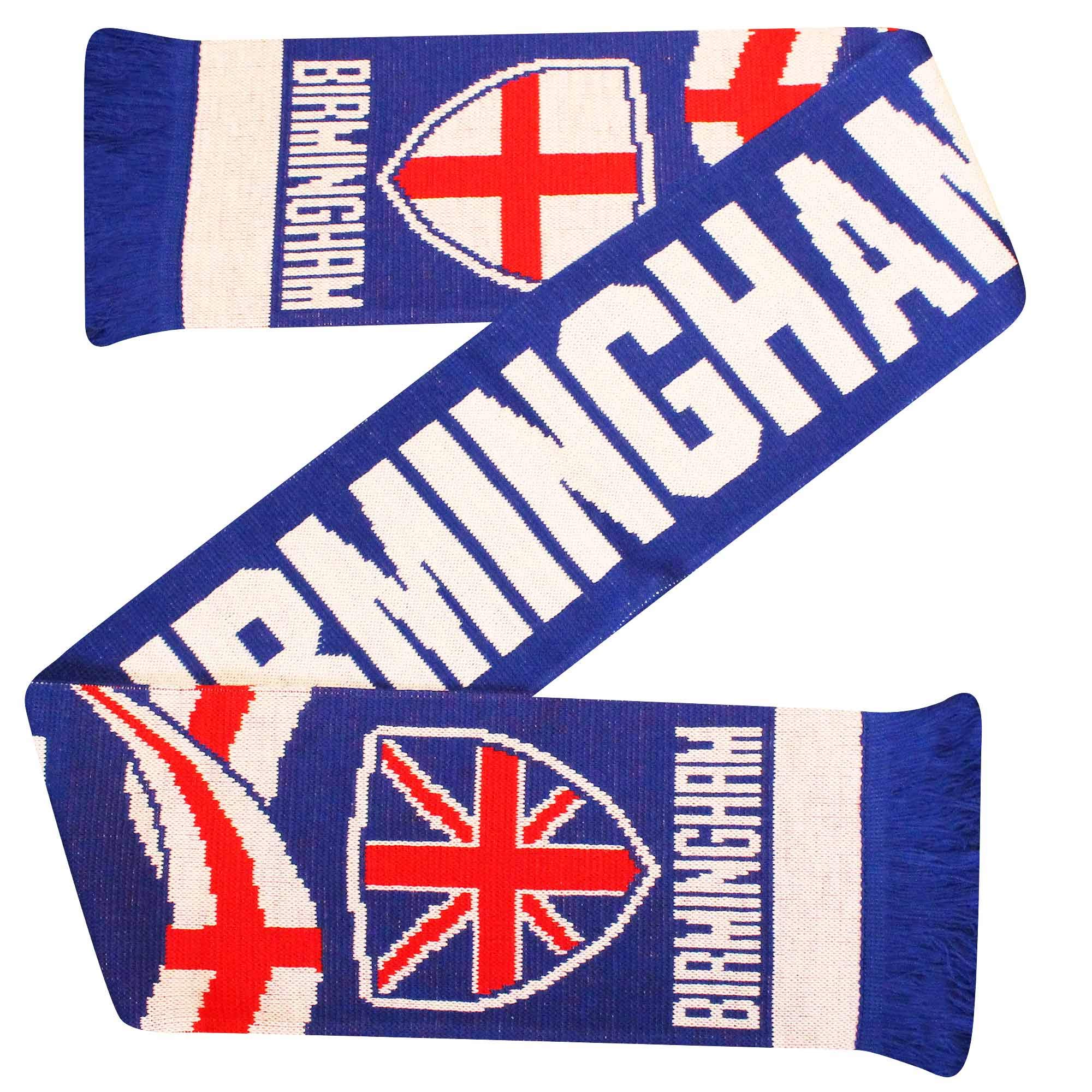 Birmingham City FC Scarf - 100% Acrylic Football Fan Scarf - Perfect for Match Days, Gifts & Winter Warmth