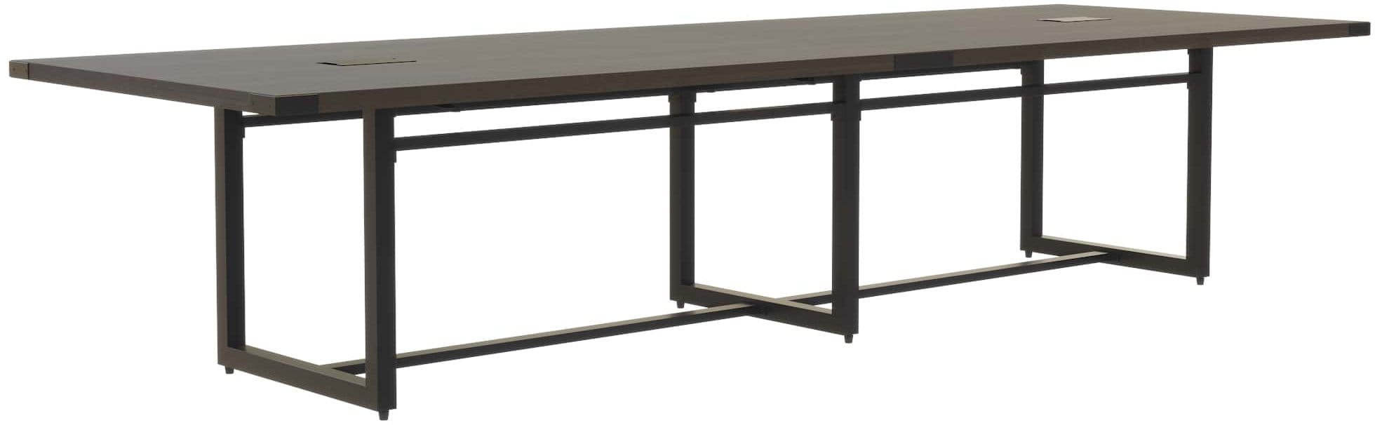 Safco Mirella 12-Foot Conference Table - Rectangular Meeting Table with Sitting Height (MRS12) - Ideal for Office Meetings, Conference Rooms & Collaborative Workspaces
