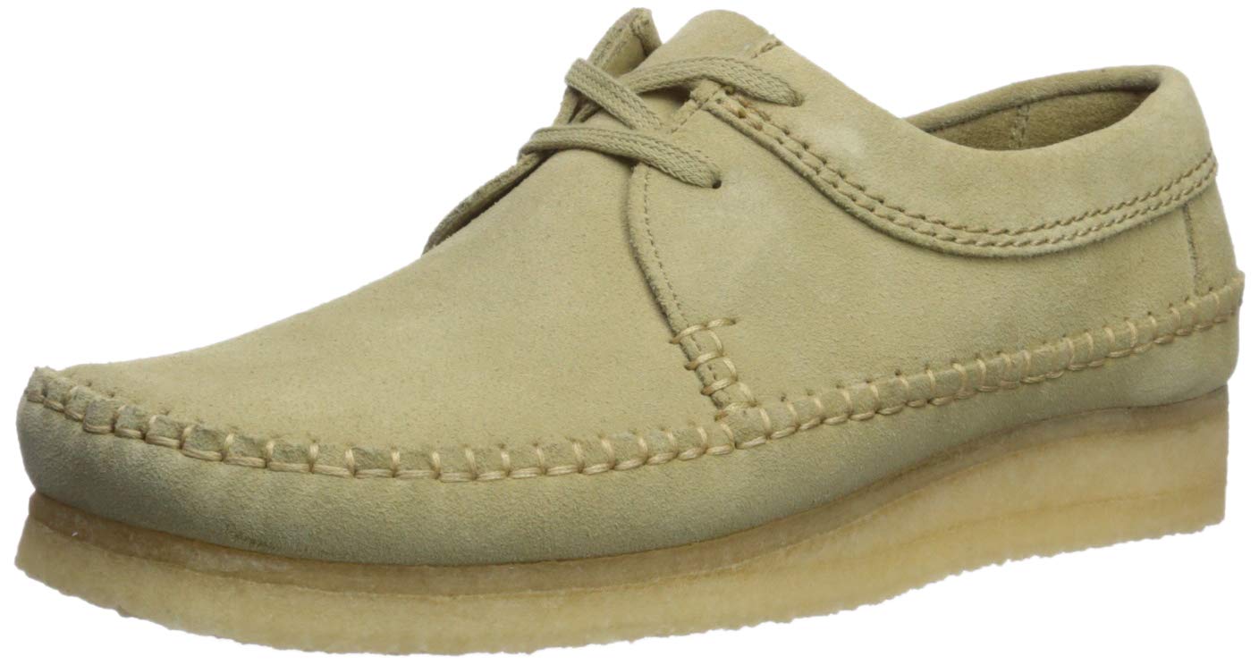 Clarks Men's Weaver Moccasin Loafers - Comfortable Slip-On Casual Shoes for Men | Perfect for Office, Travel & Everyday Wear