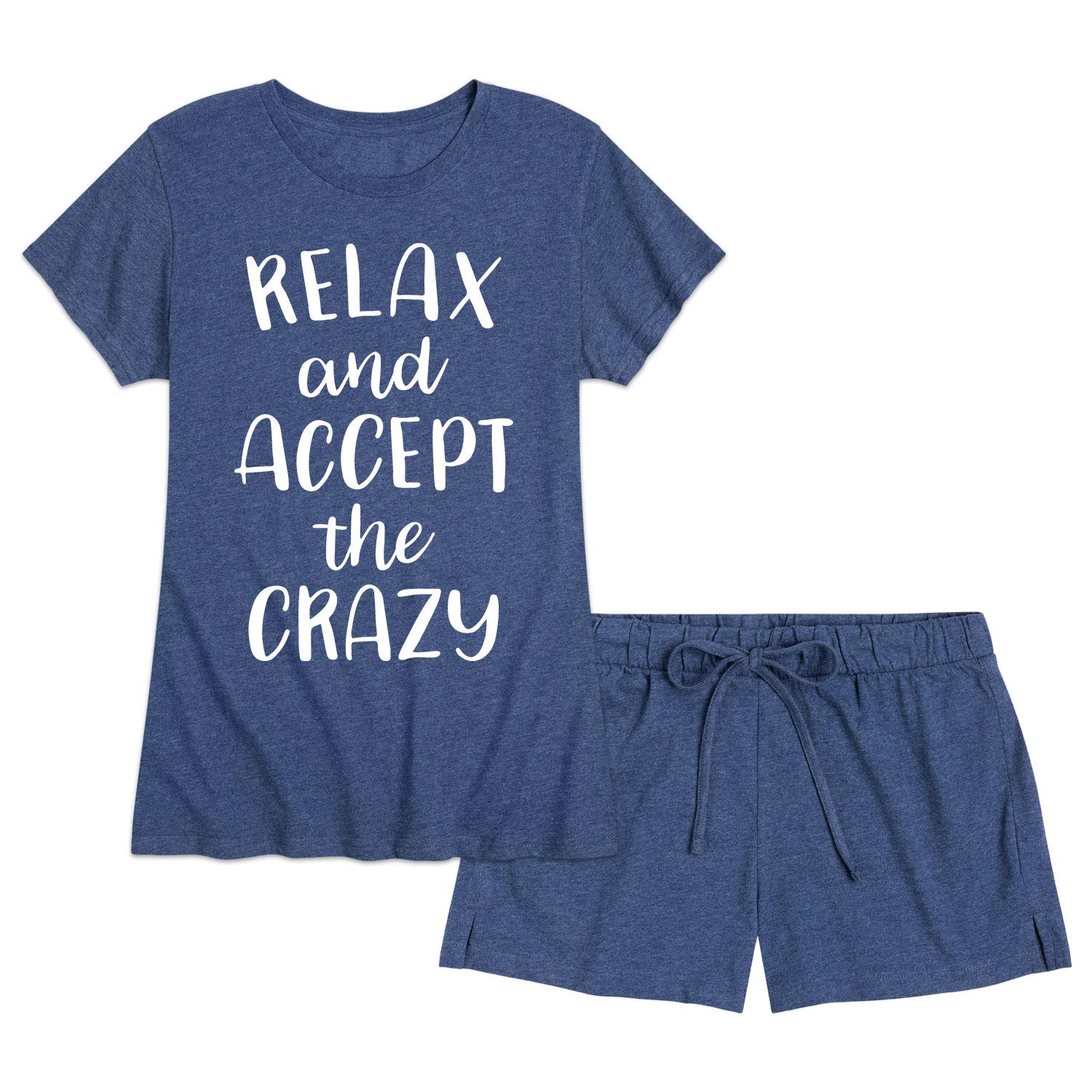 Comfy Women's Pajama Shorts Set - Soft Sleepwear for Relaxing at Home & Lounging - Perfect for Summer Nights, Sleepovers and Vacation