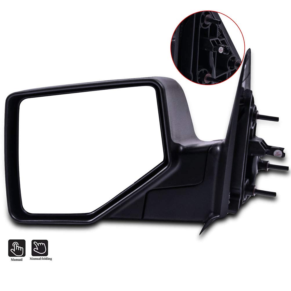 ECCPP Driver Side Exterior Mirror Replacement for 2006-2011 Ford Ranger - FO1320283 - Perfect for Parking Assistance and Blind Spot Visibility