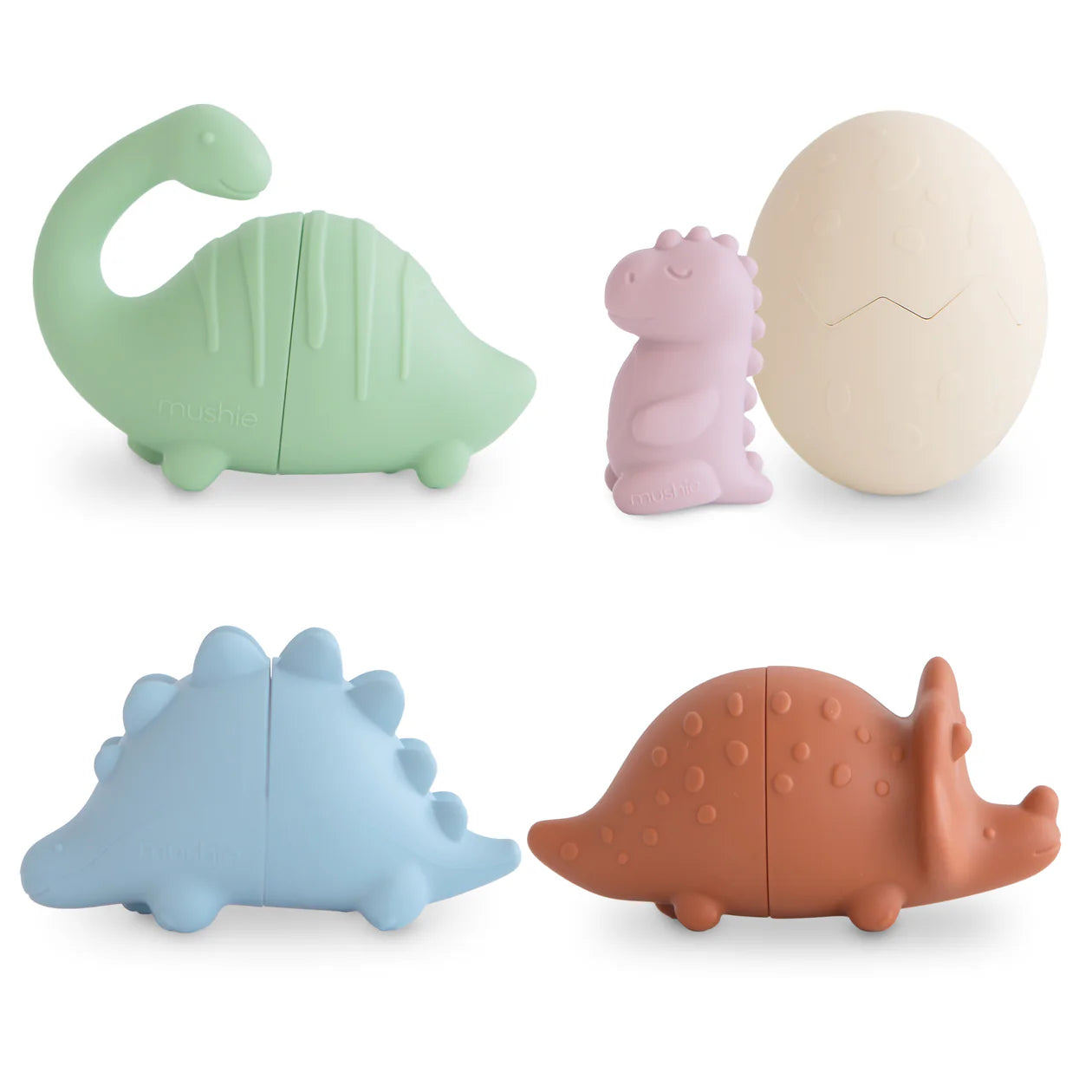 Dino Mold Free Bath Play Set - 4 Pack Dinosaur Toys for Kids, Safe & Fun Bathtime Activities - Perfect for Toddlers' Sensory Play & Learning