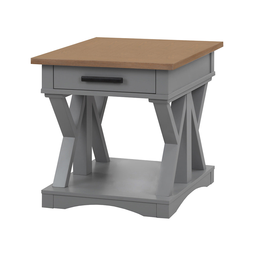 Modern Roots End Table - Stylish Wooden Side Table for Living Room, Bedroom & Office - Perfect for Lamps, Books & Decor