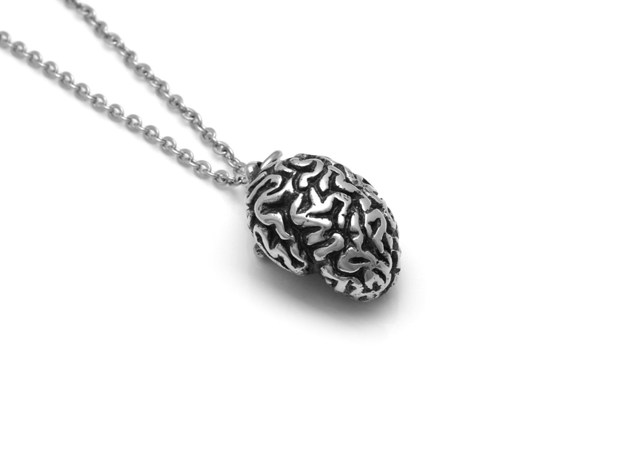 Human Brain Pendant Necklace - Psychology & Neurology Inspired Jewelry | Perfect Gift for Psychologists, Neuroscientists & Medical Students