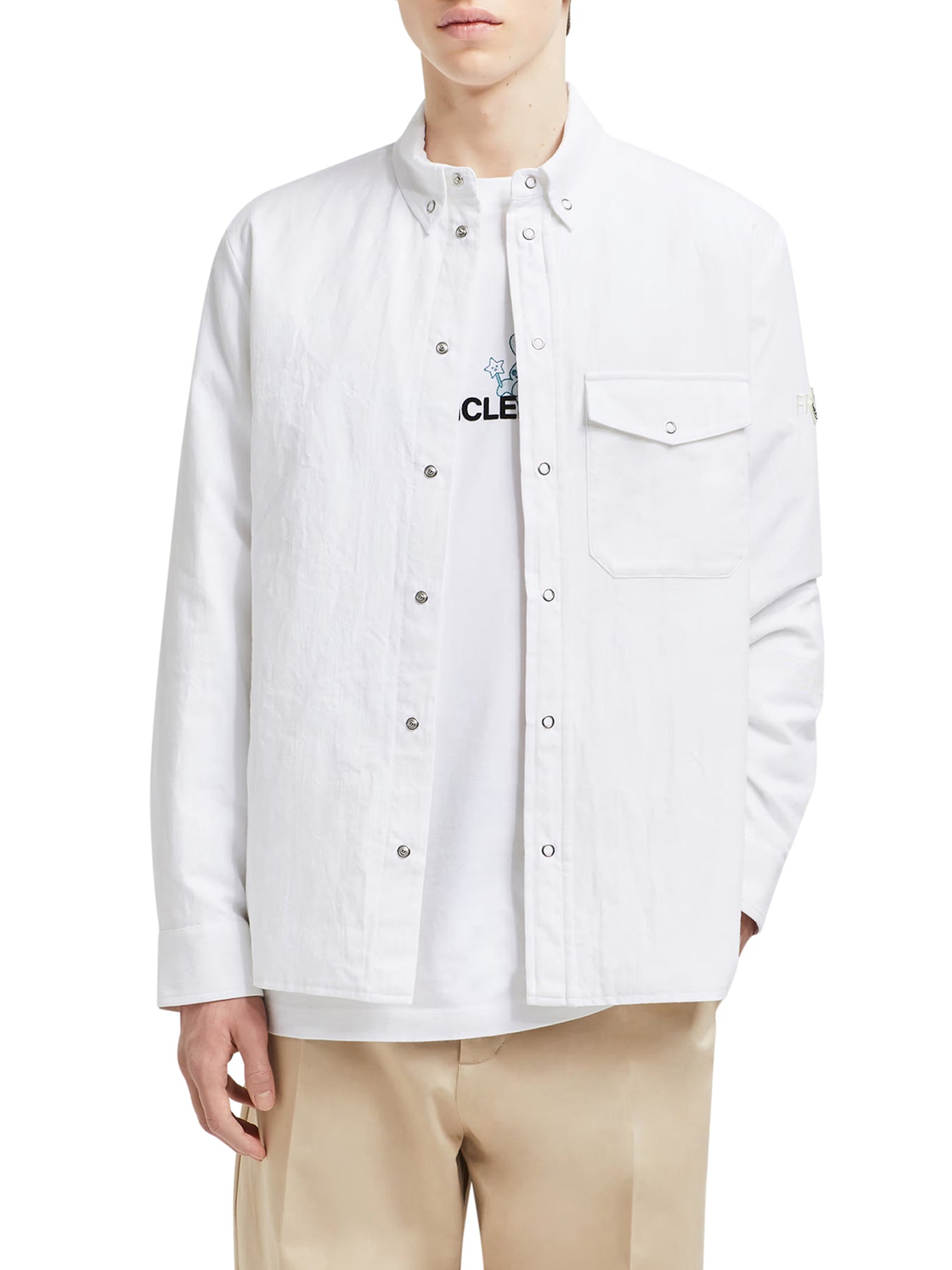 MONCLER X FRGMT Padded Shirt Jacket - Stylish Waterproof Windbreaker for Men & Women | Perfect for Outdoor Activities, Travel & Winter Fashion