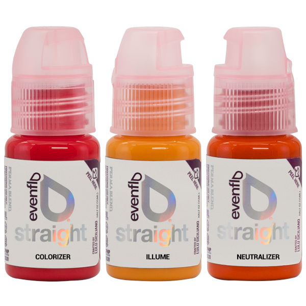 Perma Blend Evenflo Corrector Set - Professional Tattoo Ink Corrector Kit for Tattoo Artists (No Box Included) - Perfect for Tattoo Fixing, Cover-ups, and Color Correction