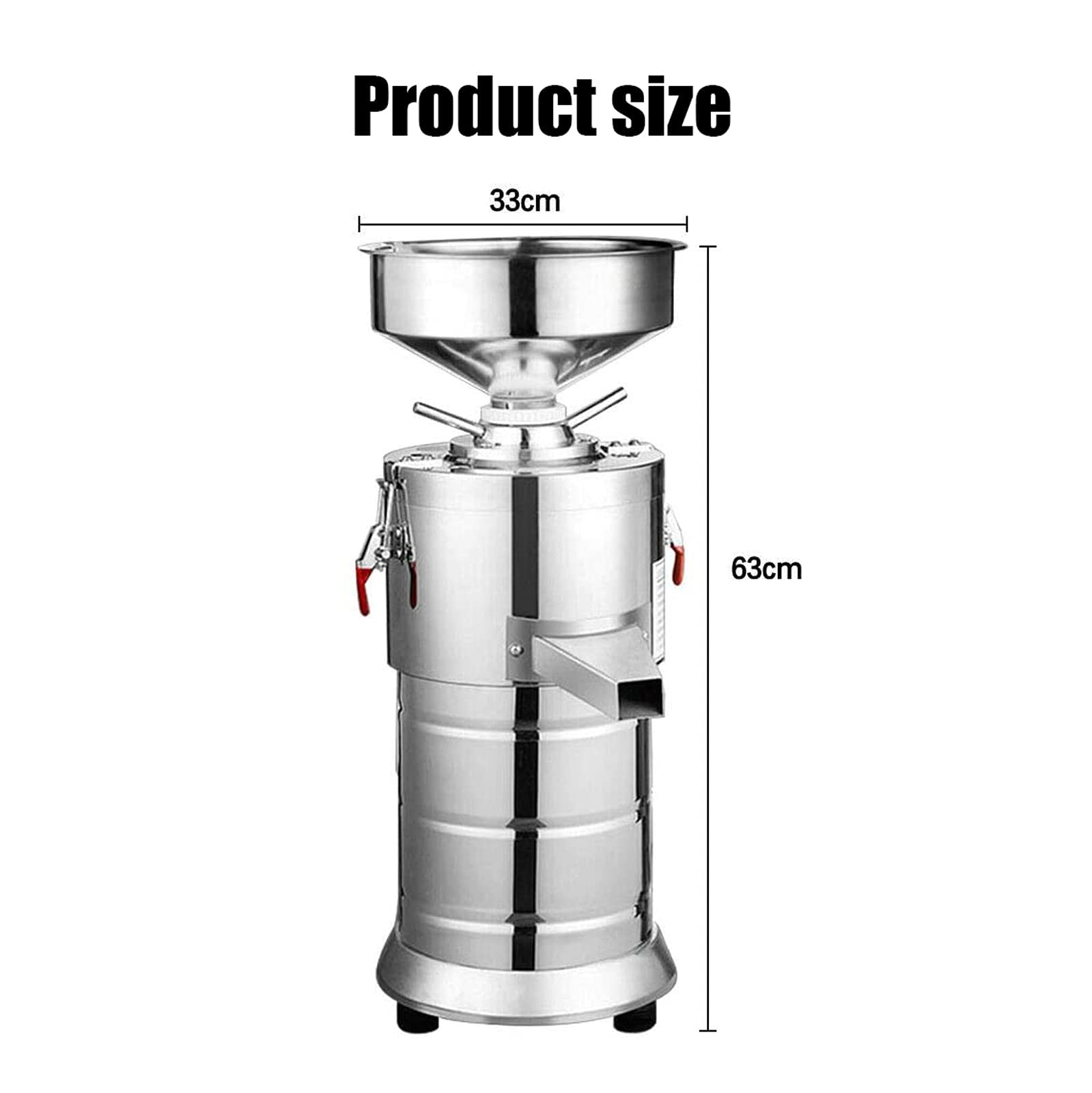 Commercial Electric Peanut Butter Grinder Machine - Stainless Steel Nut Butter Maker for Peanut, Sesame, Walnut, Almond - Perfect for Home Kitchens, Bakeries & Healthy Snack Shops