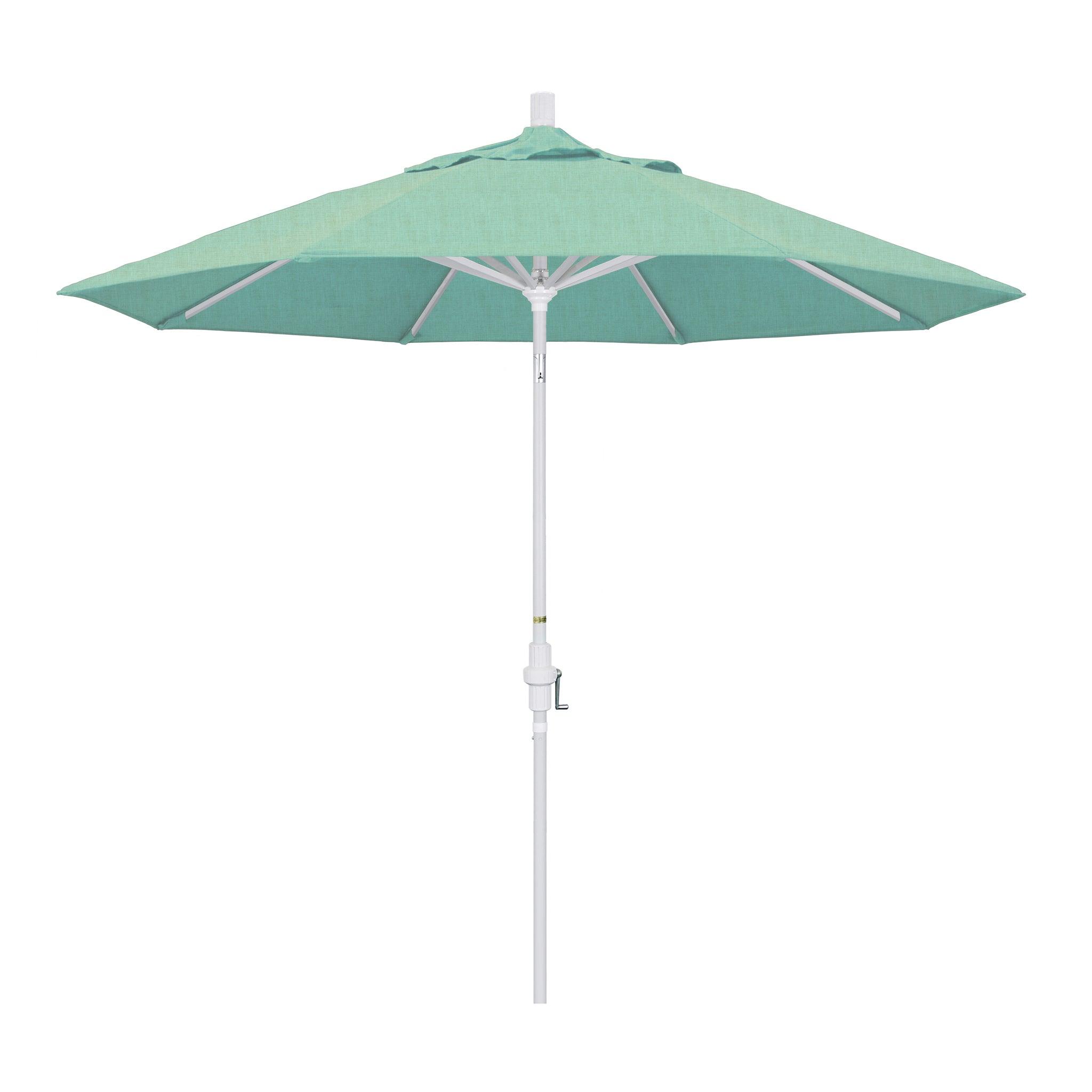 9' Golden State Patio Umbrella in Spectrum Mist - Outdoor Sun Shade for Pool, Beach, Garden & Backyard - Waterproof & UV Protection Canopy