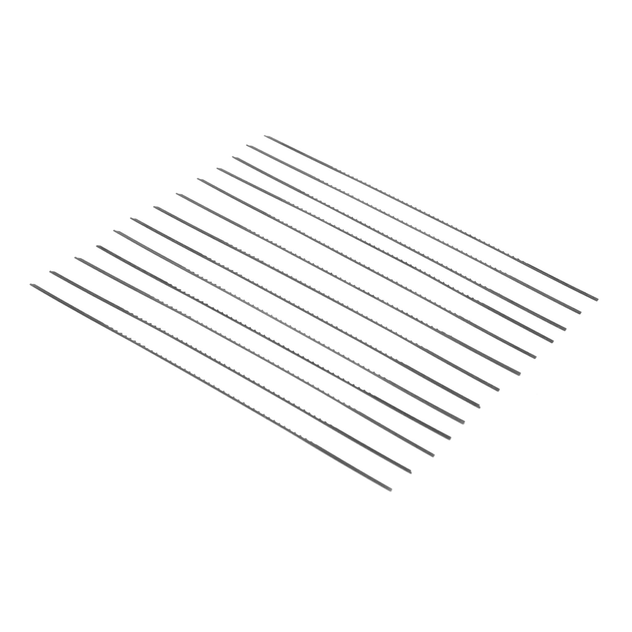 WEN BLRT07 #7R Reverse Tooth Pinless Scroll Saw Blades - 12 Pack for Woodworking, Metal Cutting & DIY Craft Projects