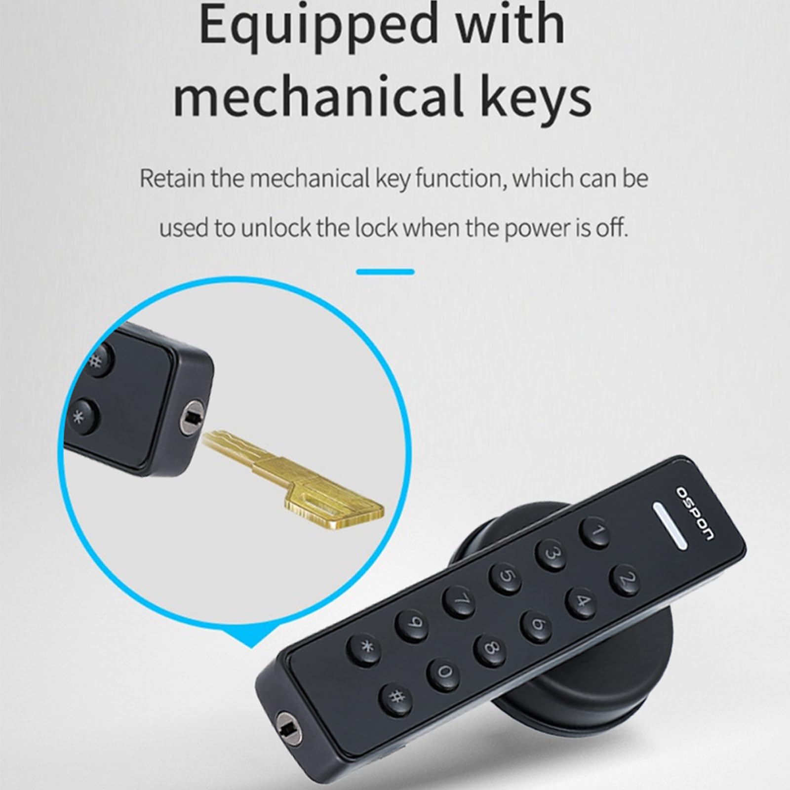 Smart Keyless Entry Door Lock with App Control - Auto Lock, Easy Installation for Home, Office, Apartment & Airbnb | Secure & Convenient Smart Handle Lock for Vacation Rentals & Modern Living Spaces