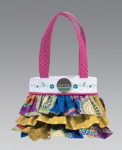 Douglas Toys Spiral Ruffle Tote Plush Purse - Soft & Stylish Plush Handbag for Girls, Kids & Teens - Perfect for School, Parties & Everyday Use